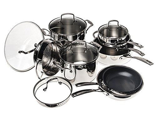 Cuisinart 13Pc Classic Stainless Steel Cookware Set