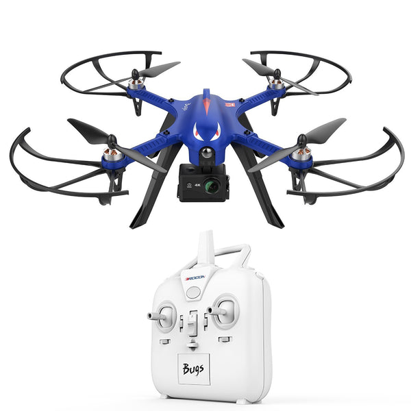 Quadcopter drone with GoPro support slot