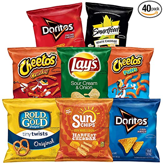 Paquete variado de mezcla Frito-Lay Fun Times de 40 unidades