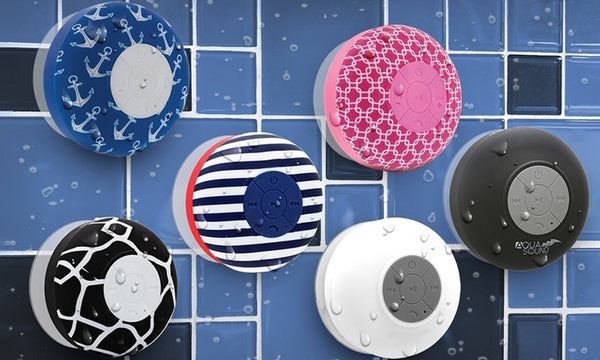 Bluetooth Shower Speaker with Mic and Controls