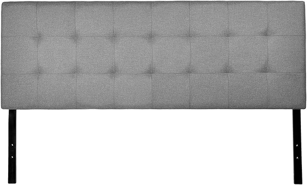 Cabecero tapizado de lino sintético de AmazonBasics