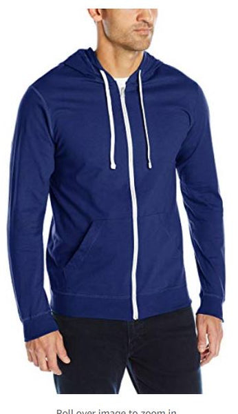Fruit of the Loom Men's Jersey Full-Zip Hoodie