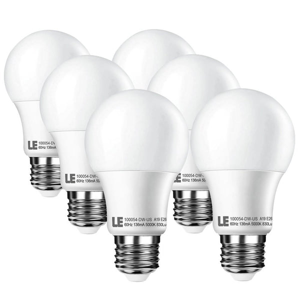 Pack of 6 LED bulbs
