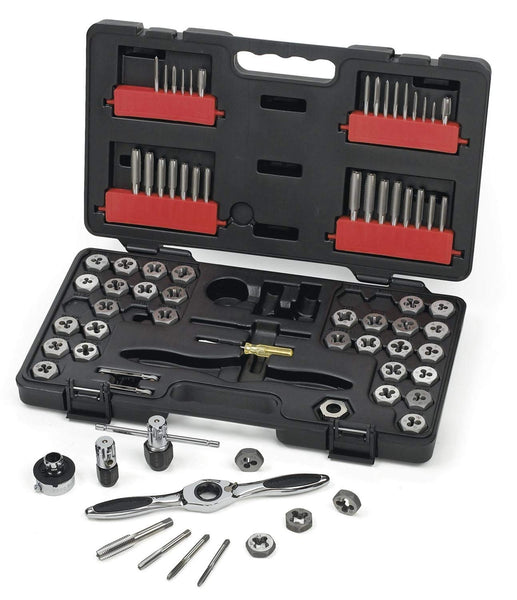 Juego de herramientas combinadas métricas/SAE de macho y matriz GearWrench de 75 piezas