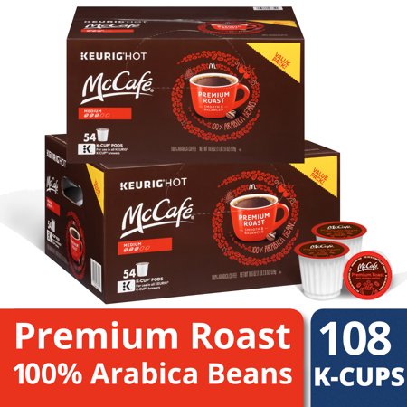 108 McCafe Medium Roast Coffee K-Cup Pods