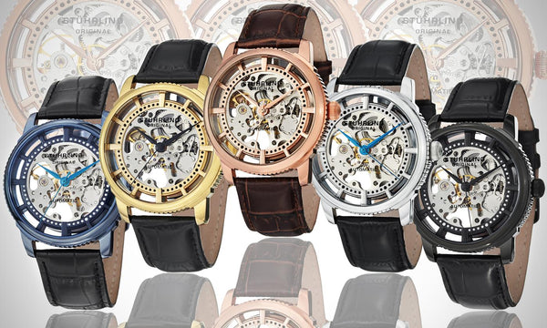 Stuhrling Men's Skeletonized Legacy Dress Watch