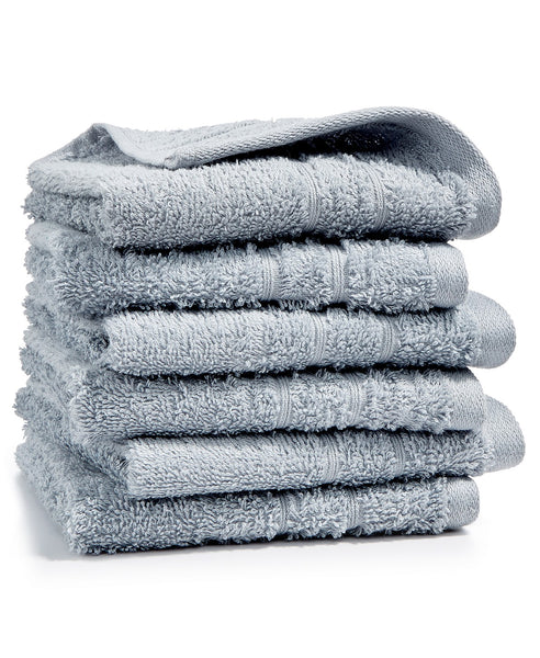 6-Pack Martha Stewart Essentials Cotton Washcloths (Various Colors)