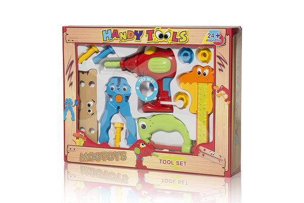 MooToys Handy Tool Set with play tools