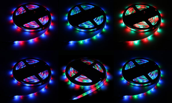 Tira de luz LED flexible impermeable RGB de 16,4' iMounTEK