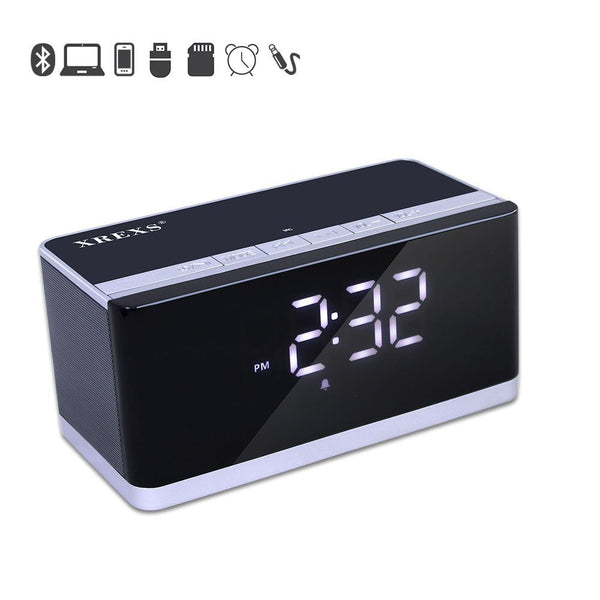 Alarm Clock + Bluetooth Speaker + FM Radio