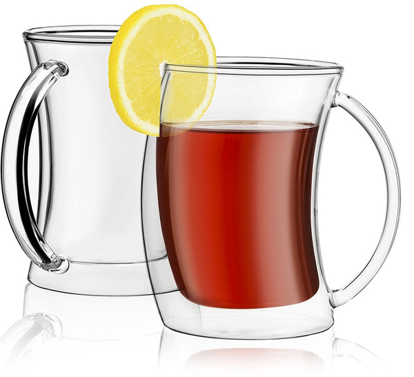 Set of 2 double wall mugs