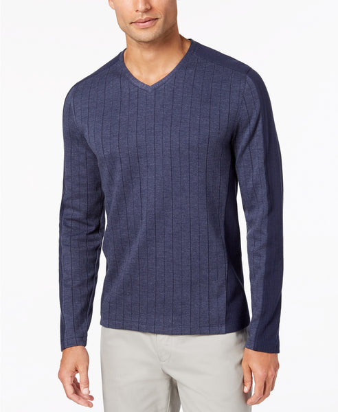 Ribbed v-neck sweater