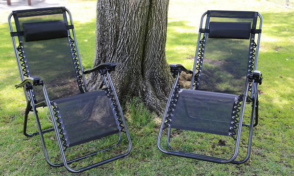 2 Zero-Gravity Lounge Chairs