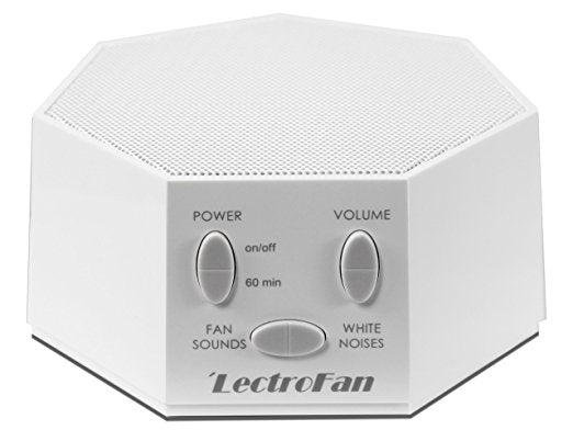Máquina de sonido de ruido blanco de alta fidelidad LectroFan con temporizador de apagado