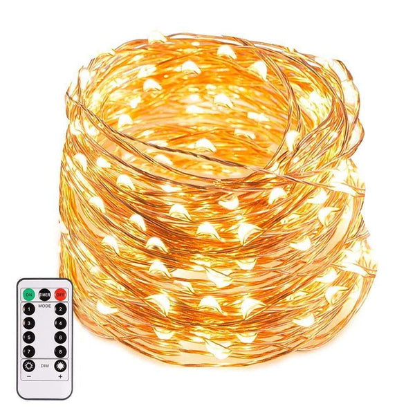 66 pies - 200 luces de cadena LED