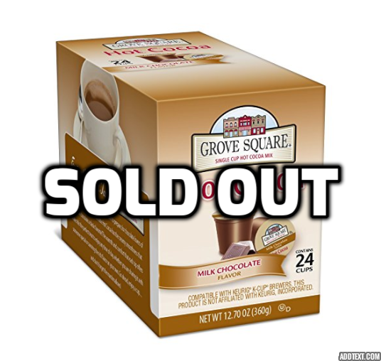 24 Grove Square Hot Cocoa, Milk Chocolate Cups