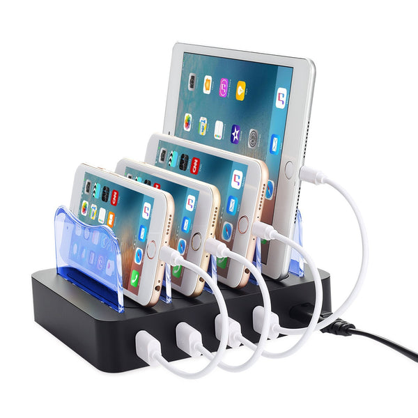 Estación de carga USB de 4 puertos
