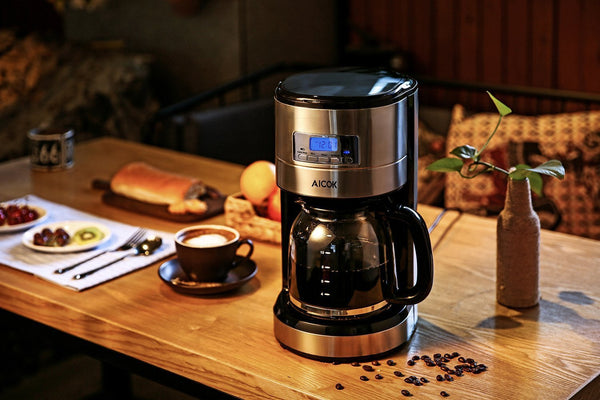 Cafetera programable de 12 tazas