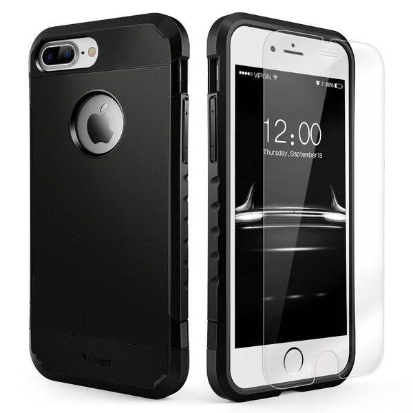 iPhone 7 Plus shockproof case with screen protector
