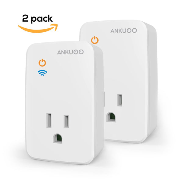 Pack De 2 Enchufes Inteligentes WiFi Con Notificaciones Push