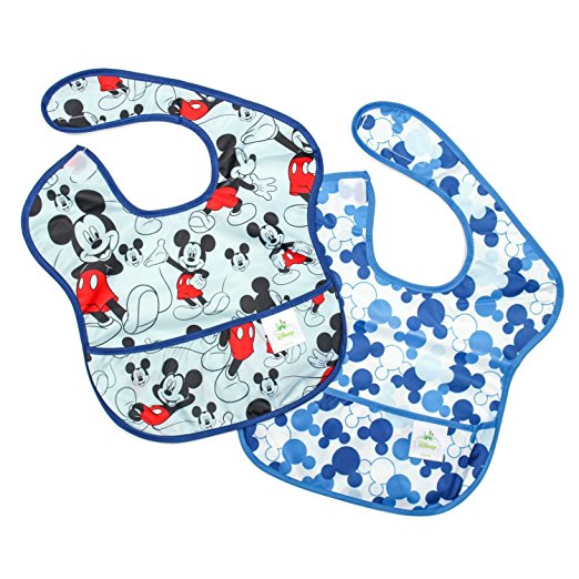 Paquete de 2 baberos impermeables para bebés
