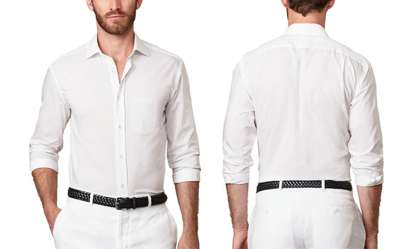 Conjunto de 2 camisas de vestir de hombre Verno de corte entallado y sin arrugas