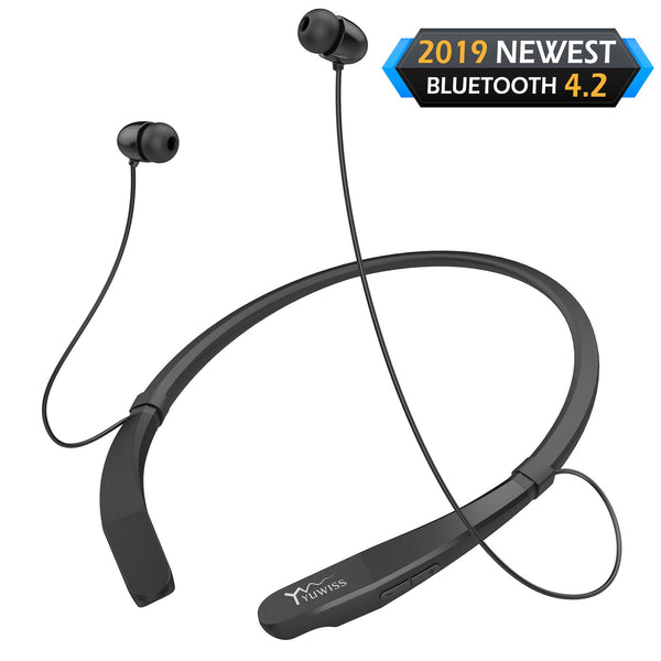 Auriculares Bluetooth Banda Para El Cuello Con Micrófono