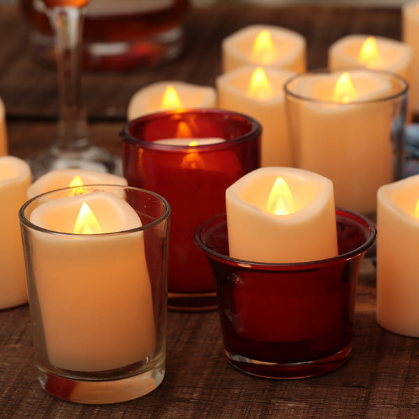 Pack of 16 flameless LED candles