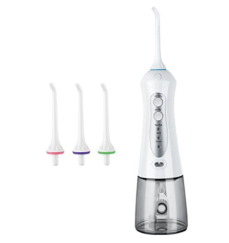 Cordless Water Flosser With 4 Jet Tips