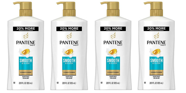 4 Bottles Of Pantene Pro-V Smooth and Sleek Conditioner