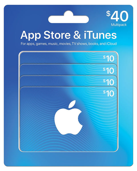 App Store & iTunes Gift Cards, Multipack of 4