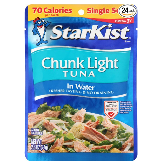 24 Packs of StarKist Chunk Light Tuna In Water
