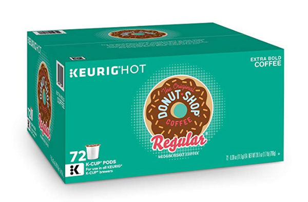 72 The Original Donut Shop Cápsulas K-Cup monodosis Keurig, tostado medio