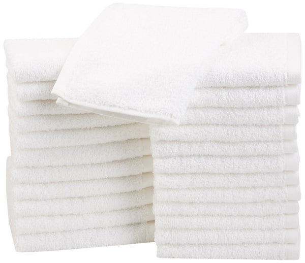 Pack of 24 Cotton Washcloths