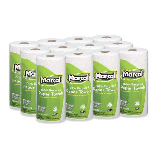 12 rolls of Marcel 2 ply paper towels