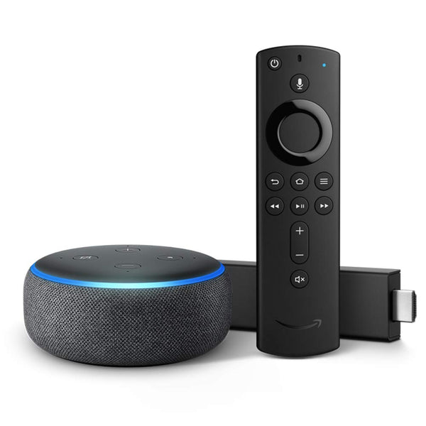 Paquete Fire TV Stick 4K con Echo Dot (3.ª generación)