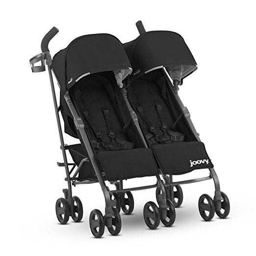 Cochecito con paraguas doble JOOVY negro
