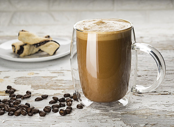 Set of 2 double wall coffee mugs