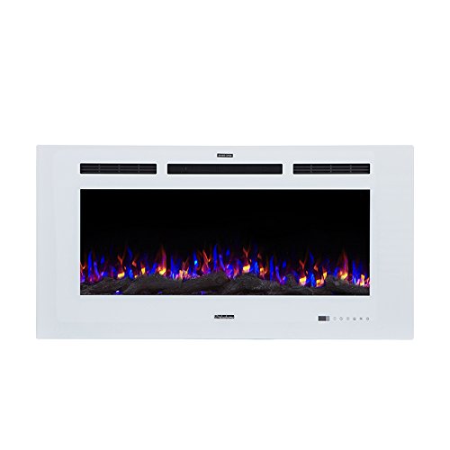 Flameline Dannis 42" 750W/1500W, in-Wall Recessed Electric Fireplace Heater
