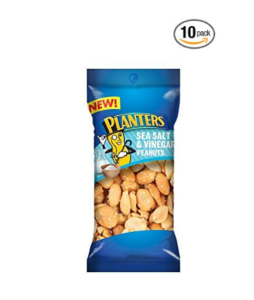 Pack of 10 Planters Flavored Peanuts
