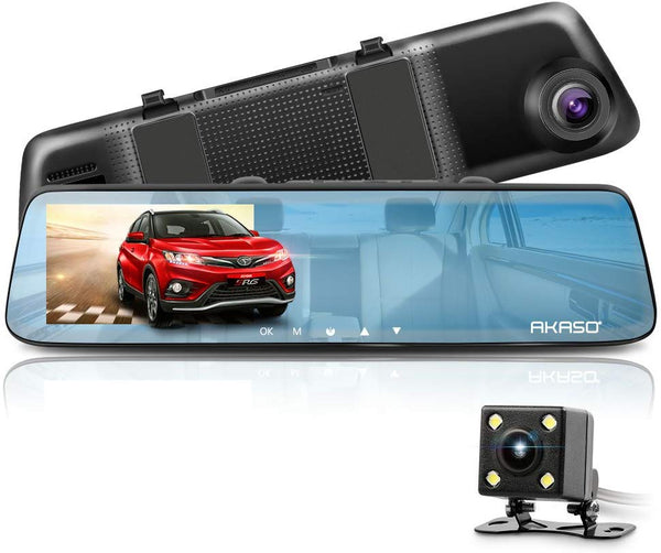Front and Rear Dual 1080P Dash Camera With Loop Recording