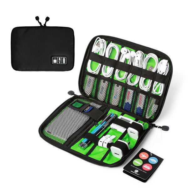 Electronics travel organizer