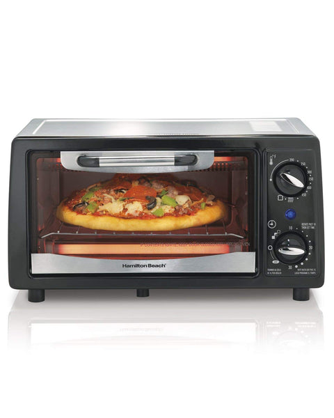 Horno tostador Hamilton Beach de 4 rebanadas