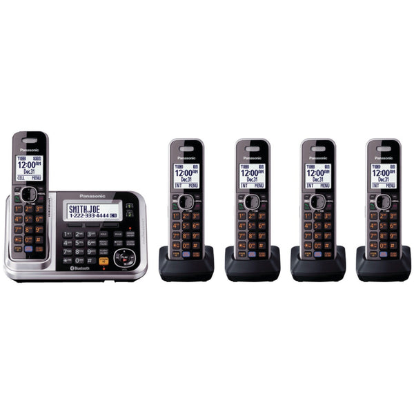 5 Handsets Panasonic Cordless Phones