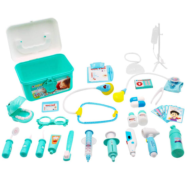 30 Piece Kids Medical Equipment Kit With Lights And Sounds