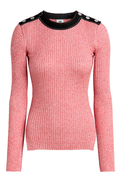 Fitted rib knit top