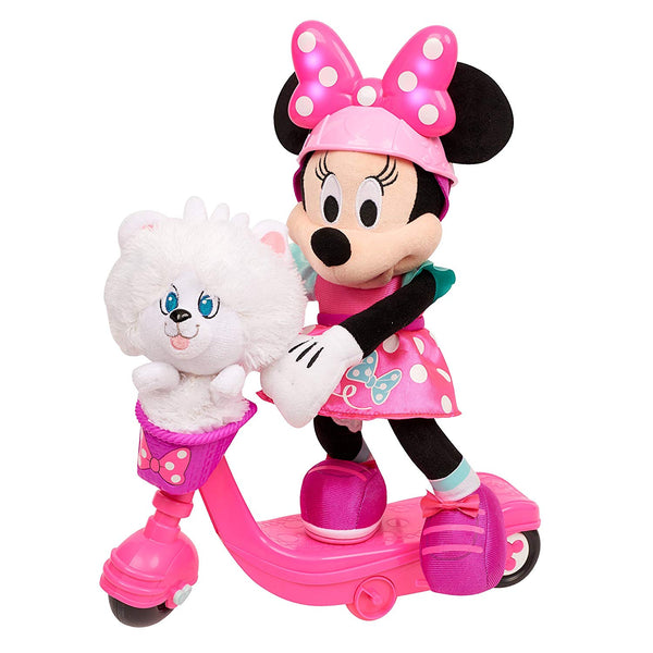 Minnie Helper Scooter 13" Feature Plush