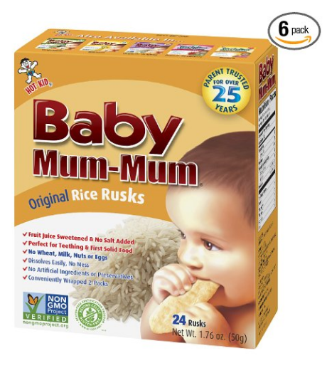 6 boxes of Hot-Kid Baby Mum-Mum biscuits