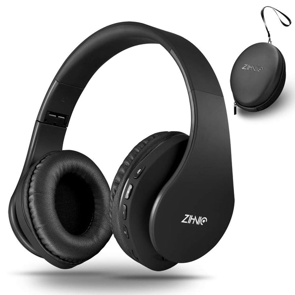Auriculares supraaurales Bluetooth con graves profundos y micrófono