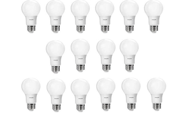 Pack of 16 Philips LED bulbs
